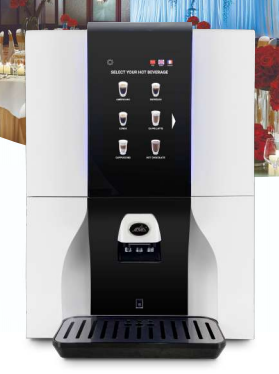 Desktop coffee vending machine for beauty salon