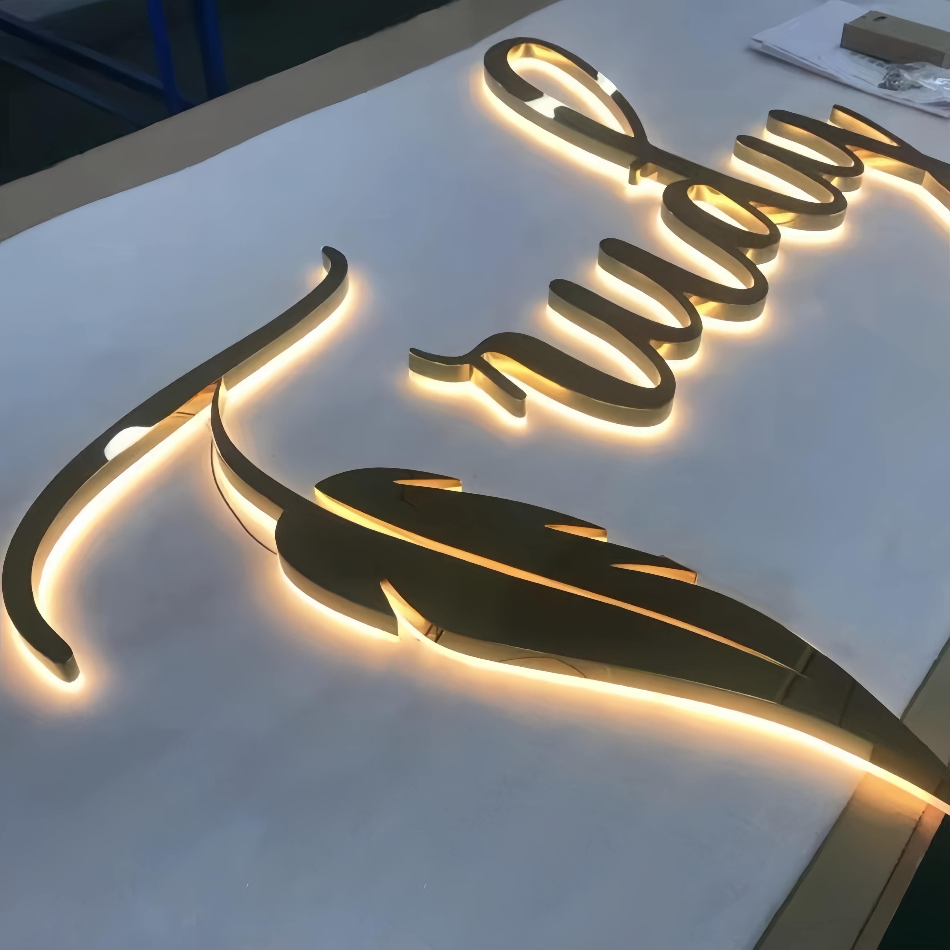 3D backlit sign led signage custom outdoor led letter signage signboard logo led for signage outdoor