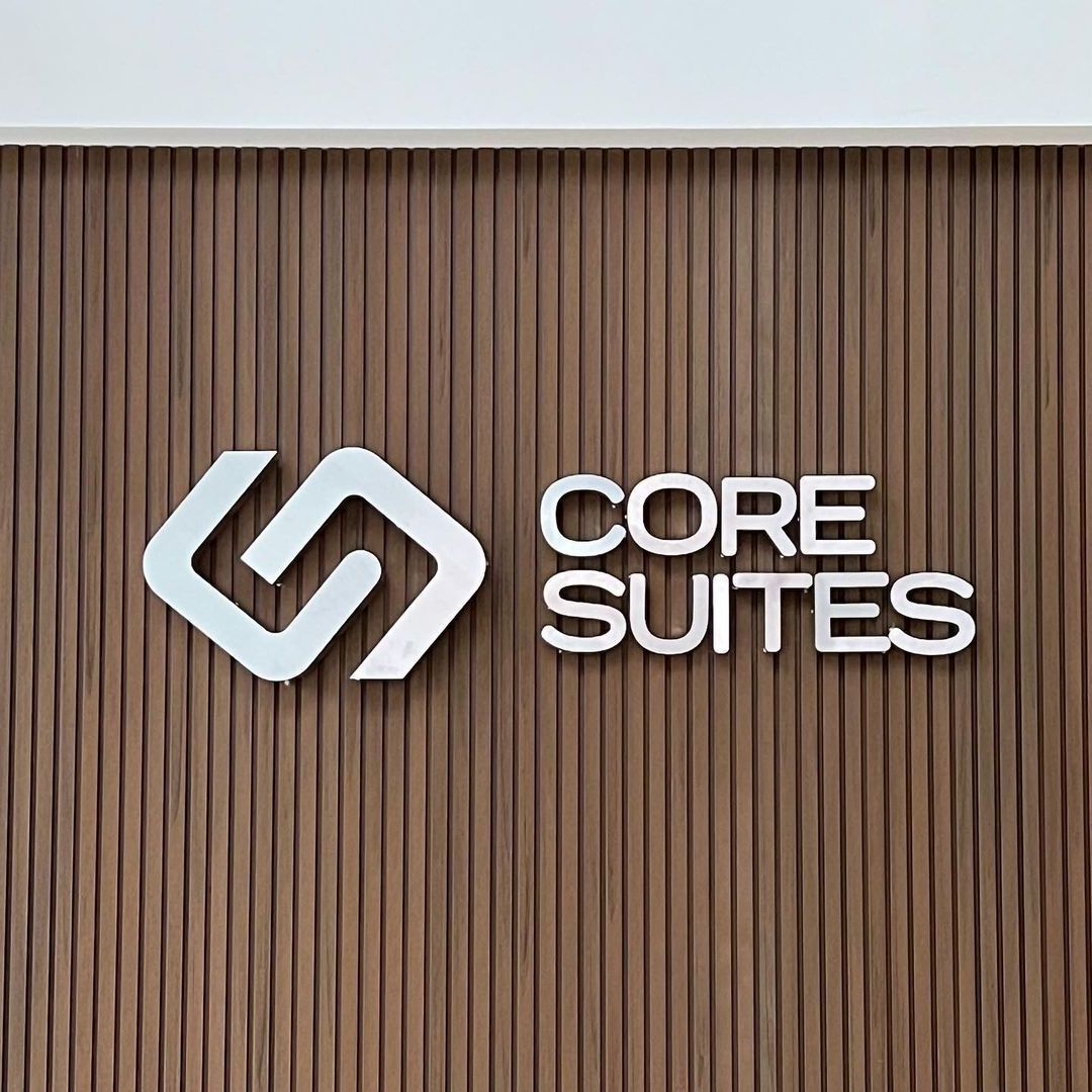 Aluminium office signs business name signs for office doors wall mounted office sign Indoor