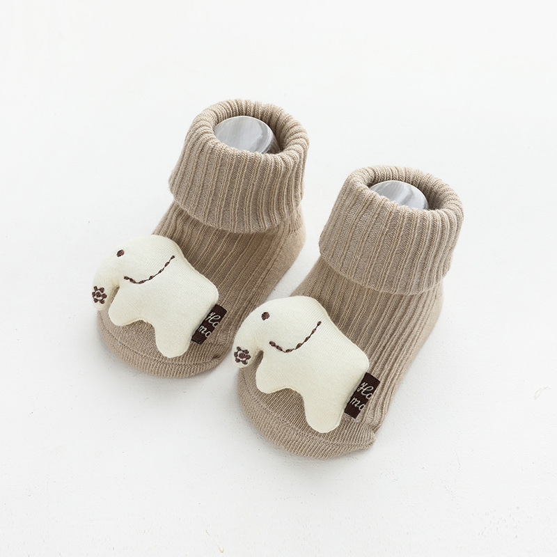 Newborn Three-dimensional Doll Baby Socks Dispensing Non-slip Baby Children's Floor Socks