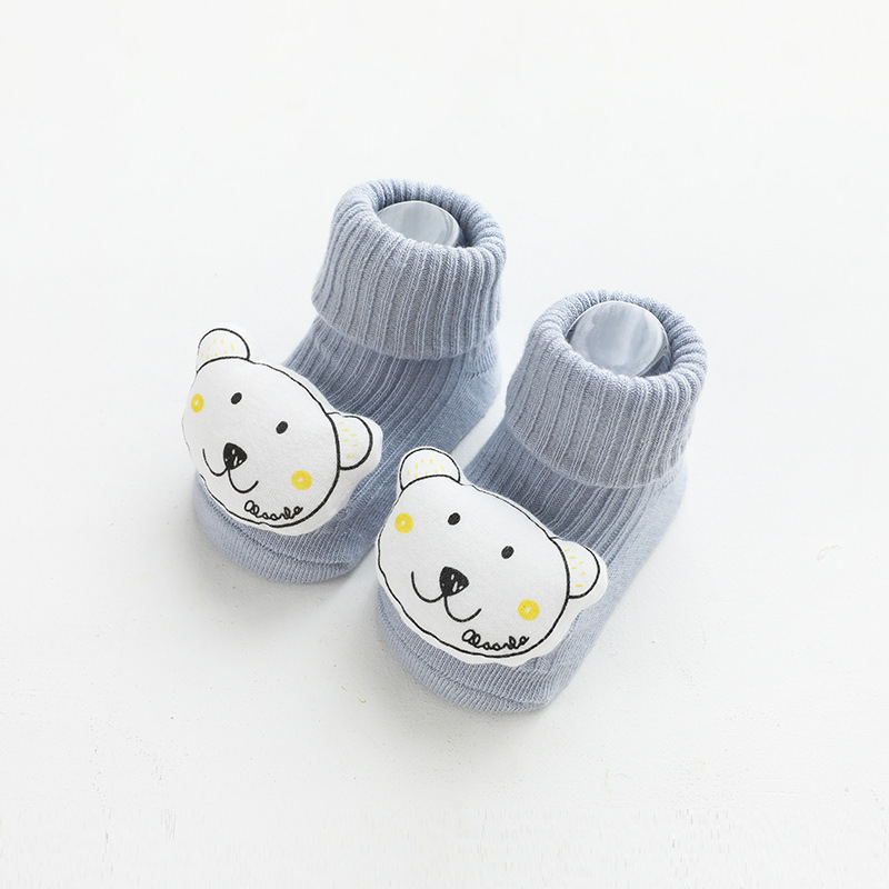 Newborn Three-dimensional Doll Baby Socks Dispensing Non-slip Baby Children's Floor Socks