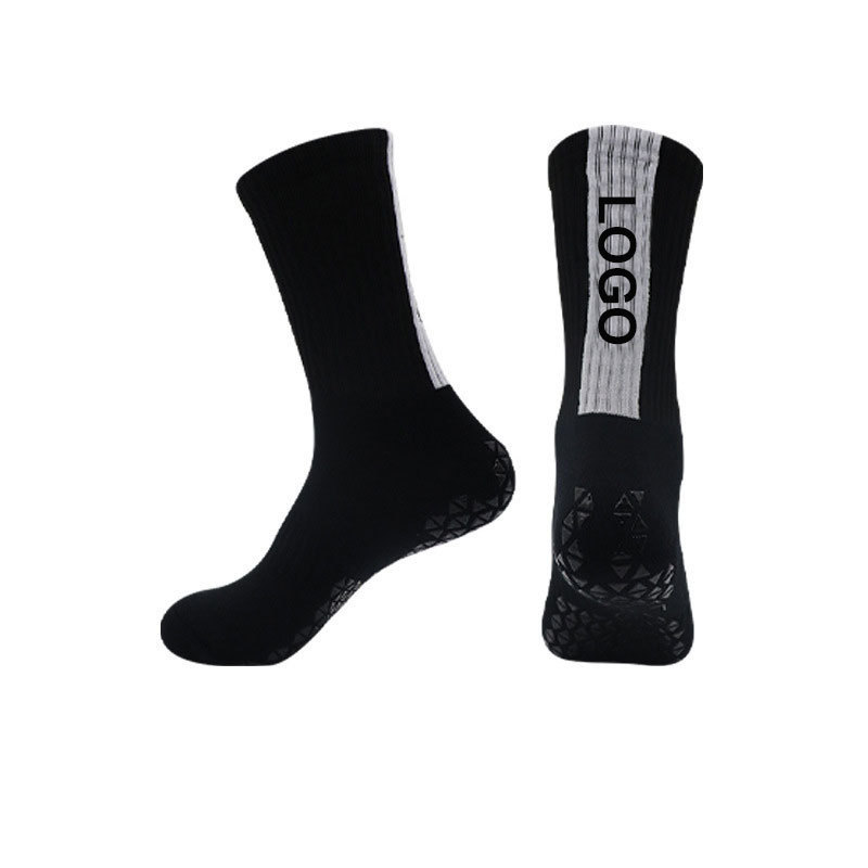 OEM Manufacture non slip soccer sock custom design anti slip soccer grip socks with logo