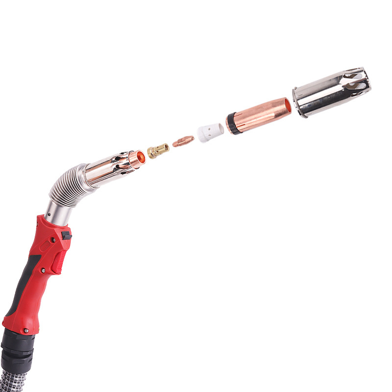 Environmental Protection Welding Tools RH340 Pana  Connector MIG Torch Fume Extraction Welding Torch