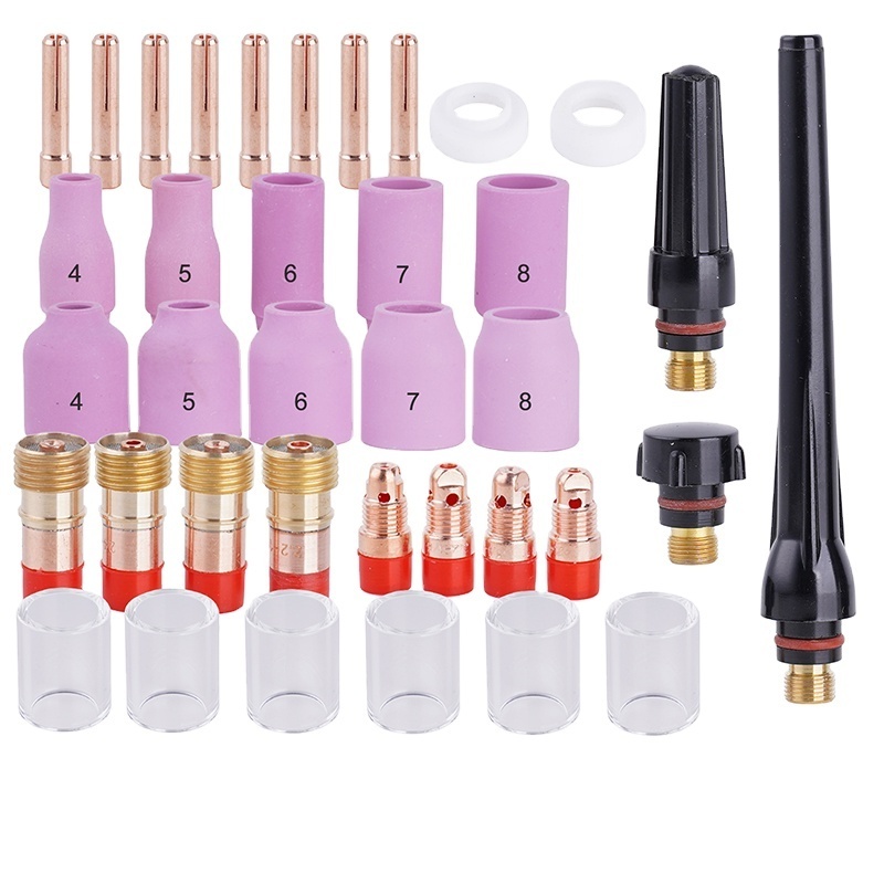 Wanshida Welding SR17/18/26 tig welding torch kit for sale tig accessories spare parts Wp17/18/26 Argon Welding Torch