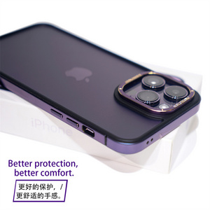 OEM Stainless Steel Frame Protective Cover For Iphone 15 pro max Bumper Metal Bumper Case For Iphone 14 Pro Max Camera Protector