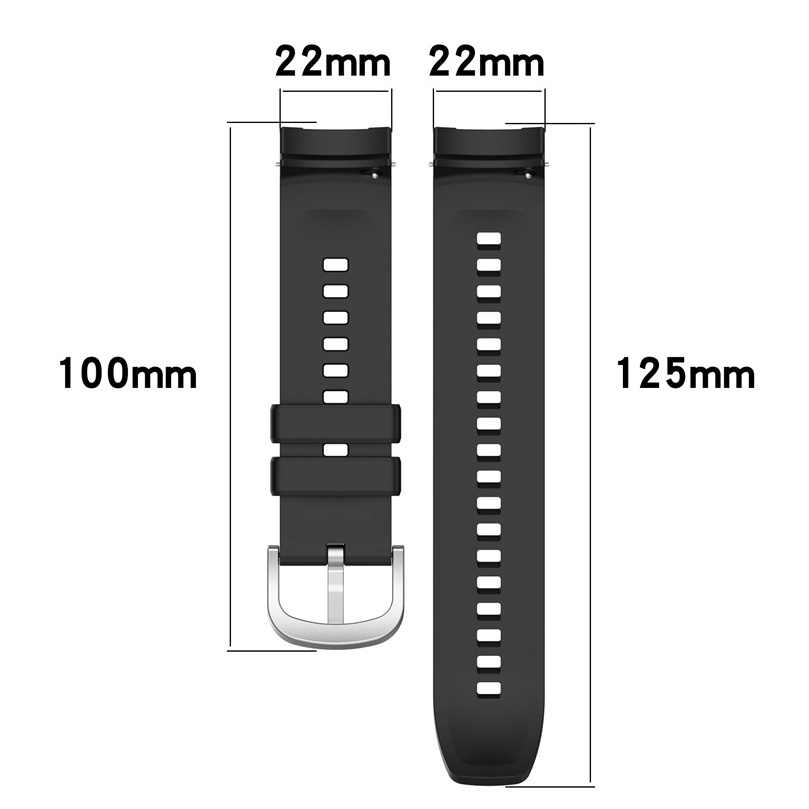 New Arrival Silicone Replacement Rubber Wrist Watchband Belts Rubber Watch Bands Strap For Huami Amazfit Balance(A2286)