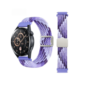 2024 New Nylon Braided Strong Magnetic Strap 20mm 22mm For Samsung Galaxy Watch 4/5/6 Huawei Gt 4/3/2 Watch accessories