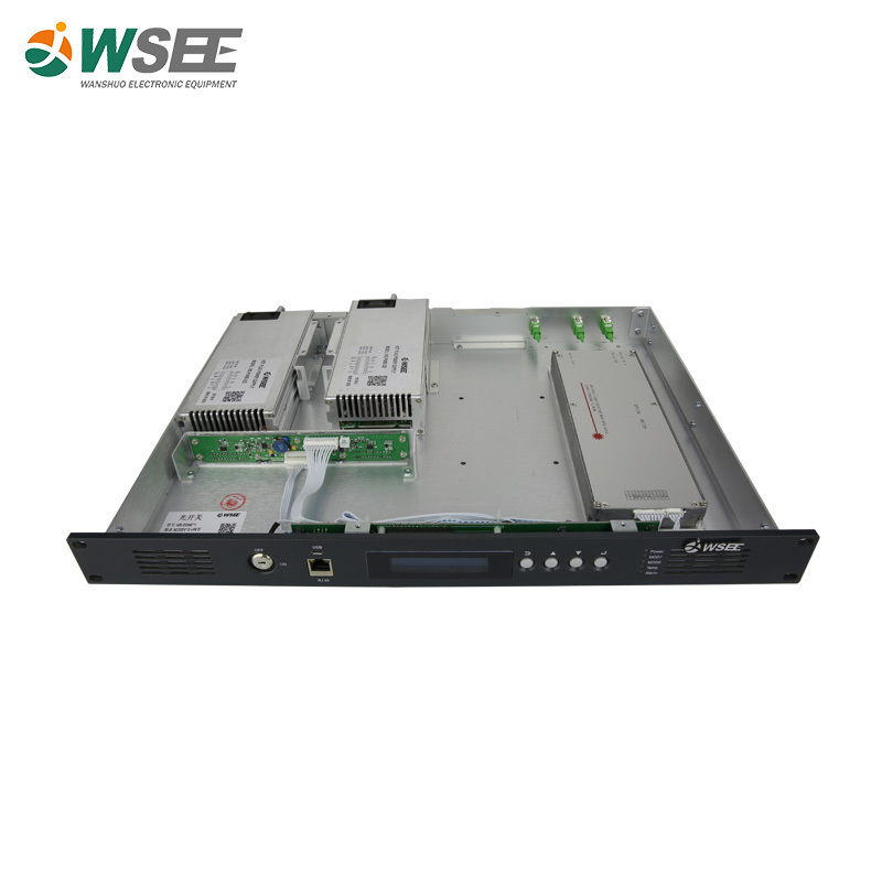 High quality 19 inch 1*2 fiber optic switch with best price