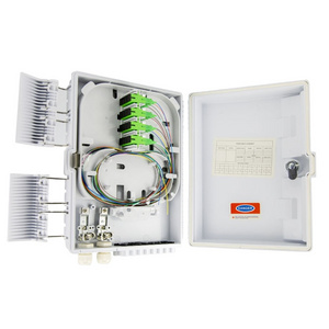 8 12 16 Port Points FTTH Fiber Optic Distribution Box Termination Box With Or Without Fiber Pigtails Adapter