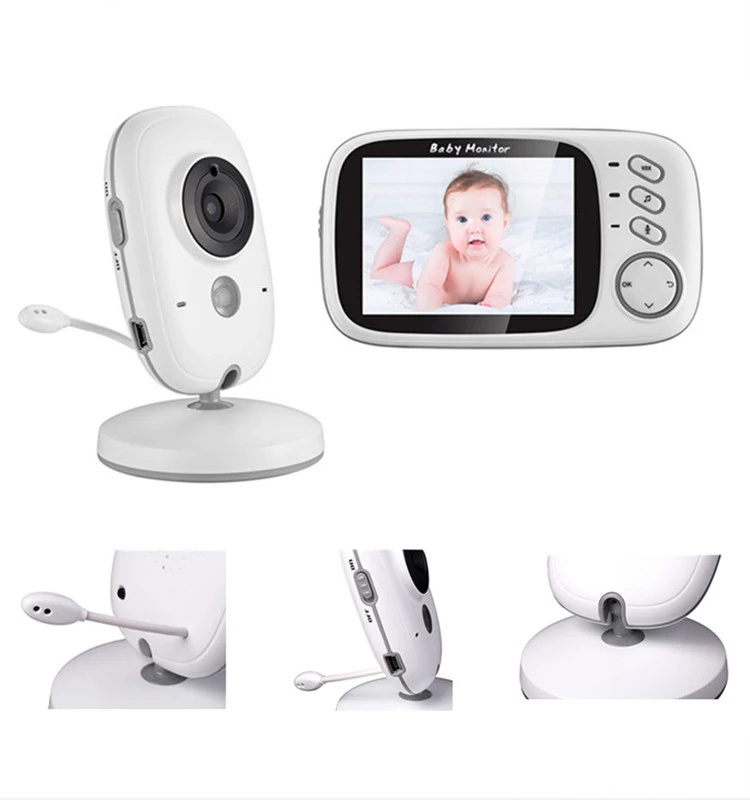 2.4g wireless VB603 Video Baby Monitor de bebe Wireless 3.2'' LCD Babysitter 2 Way Talk Night Vision battery baby monitor VB603