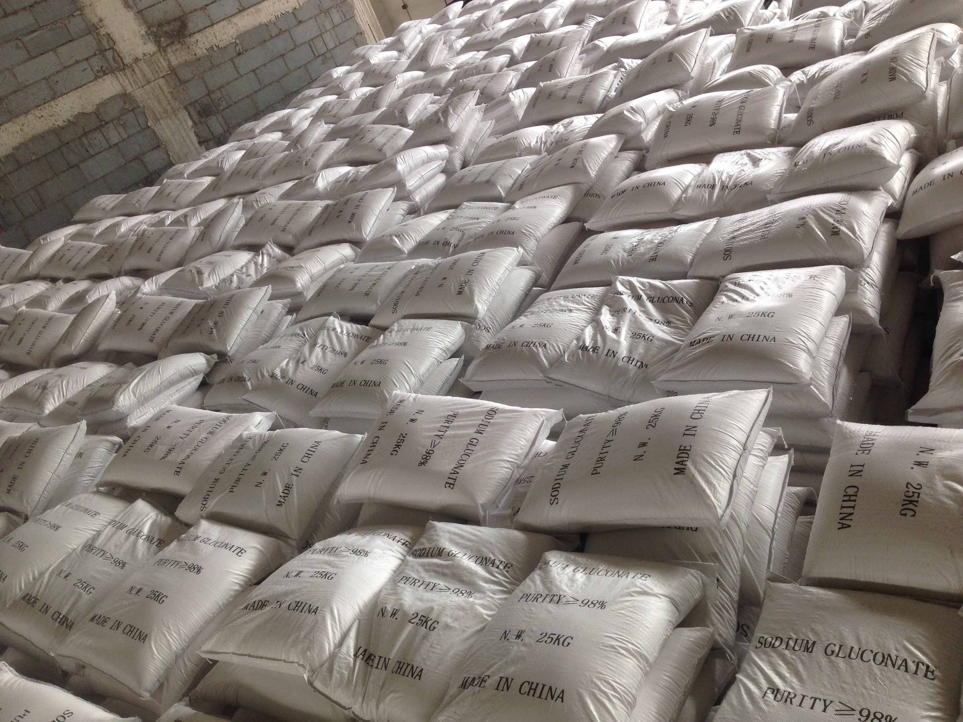 99.9% concrete admixture set retarder sodium gluconate