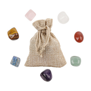 Genuine Raw 7 Seven Chakra Stones Stone Gift Set Crystals Healing Bulk