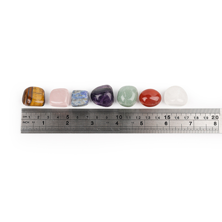 Genuine Raw 7 Seven Chakra Stones Stone Gift Set Crystals Healing Bulk