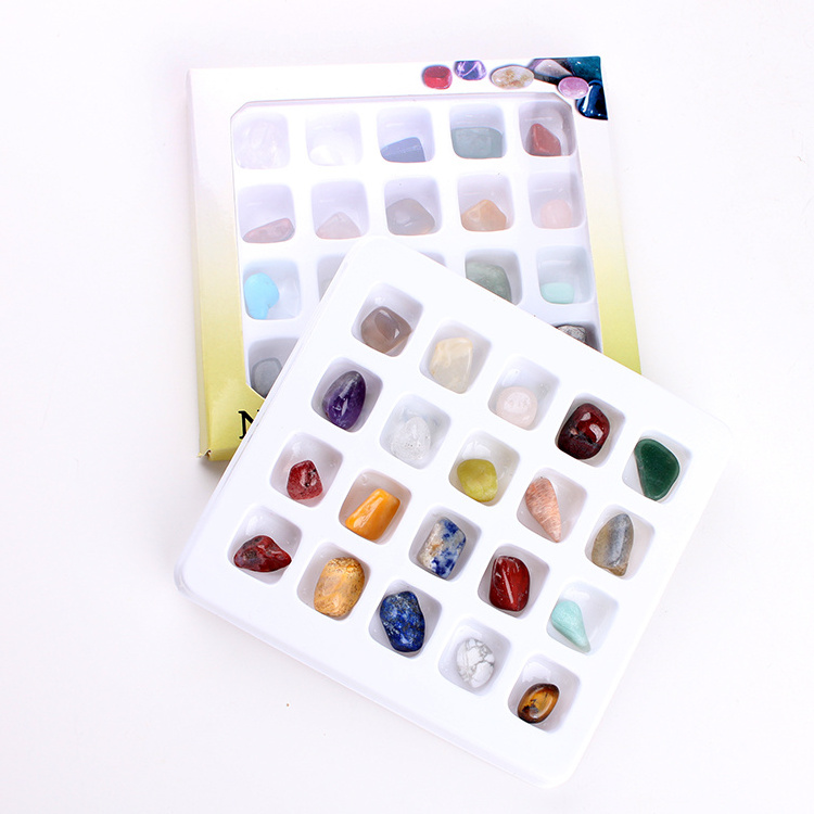 Natural Gemstone Collection Boxed Ore Specimens Small Stones For Children Gifts