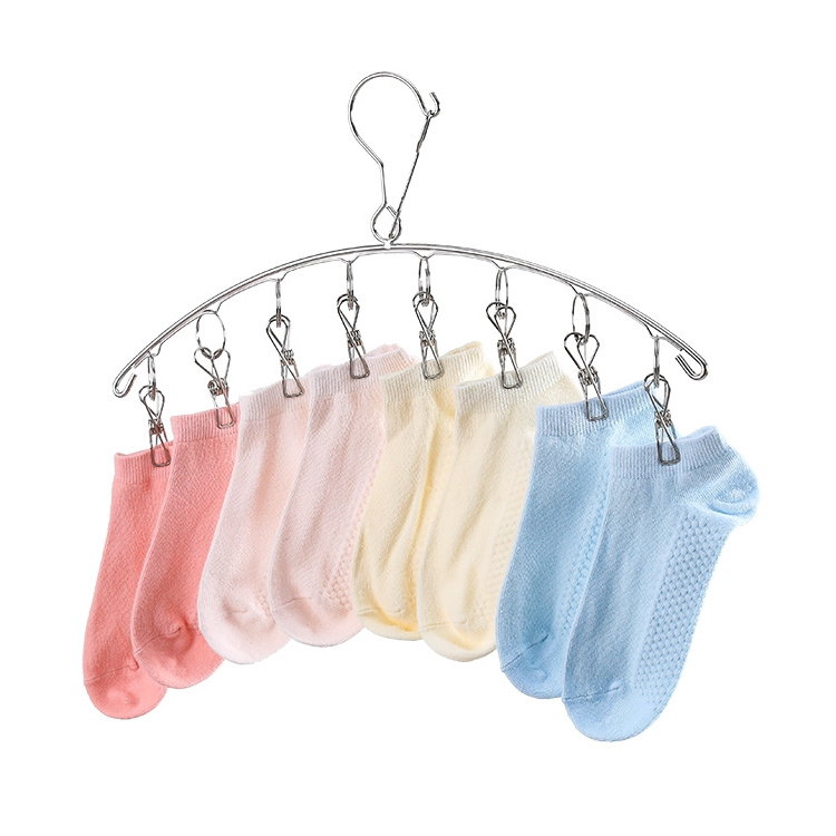 Best selling socks laundry clip metal socks clip for dryer laundry hanger rack