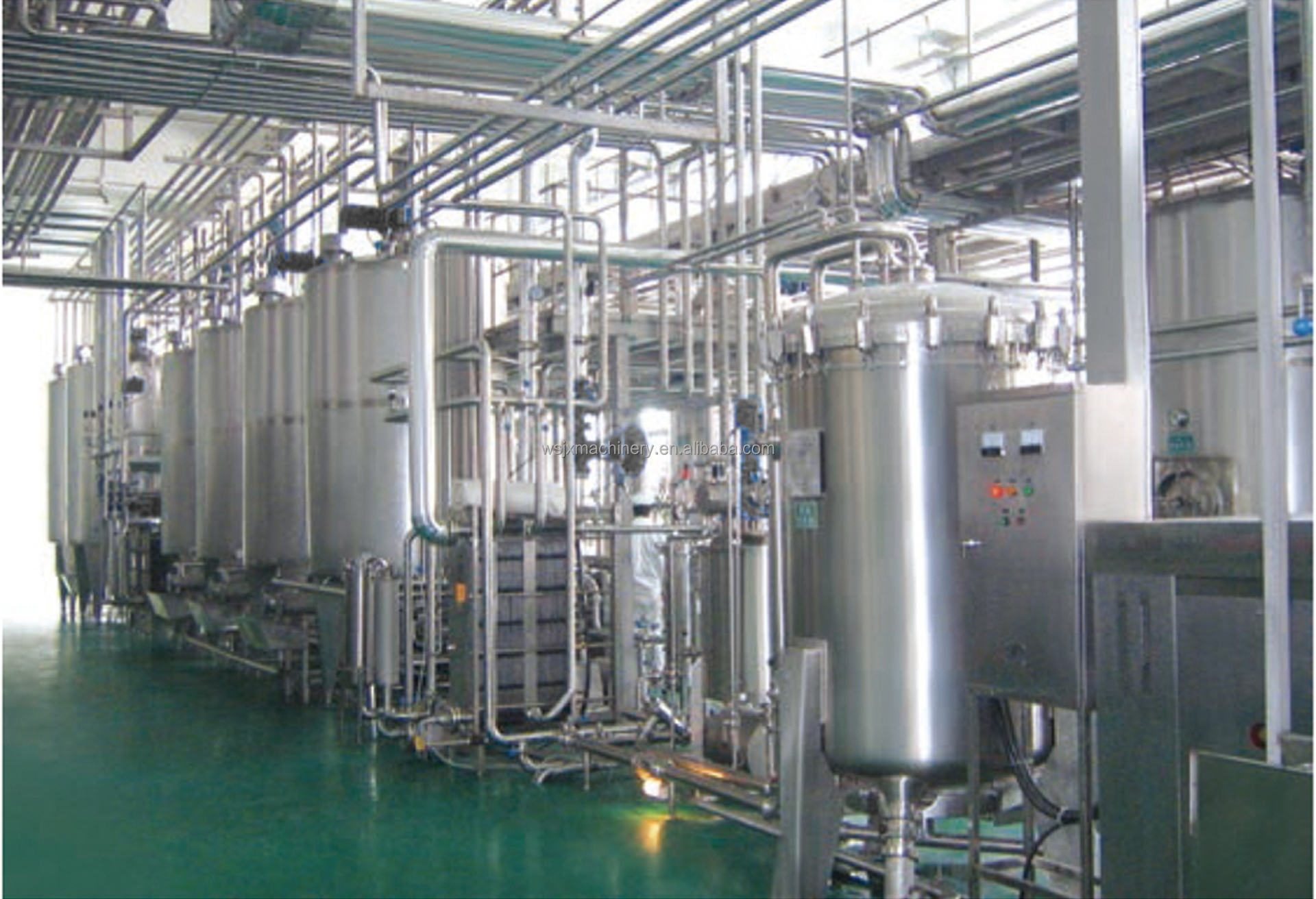 Greek Yogurt Making Machine Fresh Yogurt Equipment Yogurt Production Line