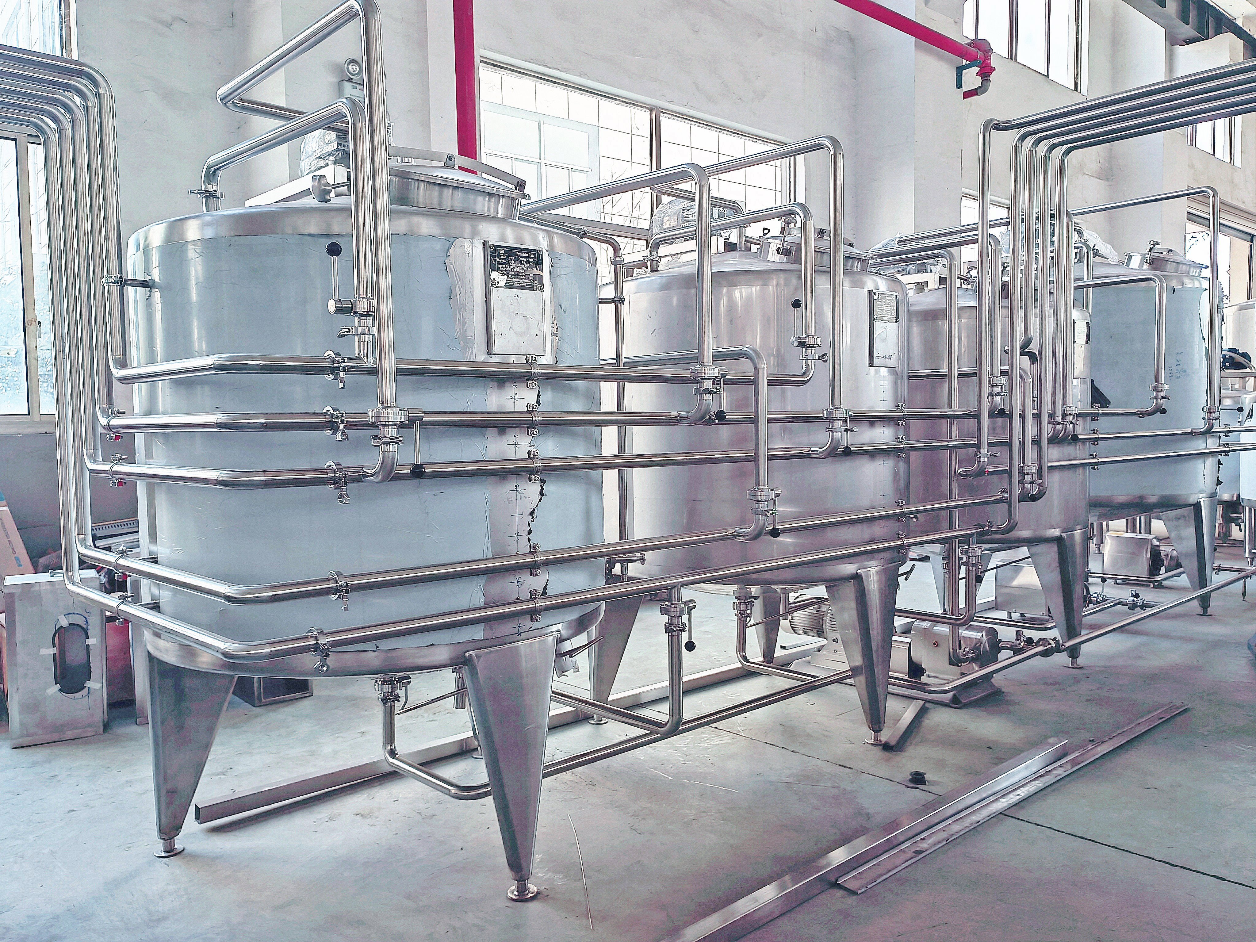 Pasteurized Milk Processing Machinery 300l Goat Milk Processing Plant Small Scale Milk Processing Machine Equipment