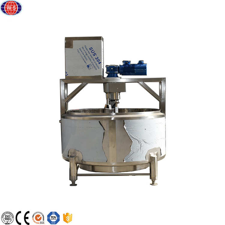 Cheese Vat 300l 500 Liters Double Jacket Small Cheese Making Machine