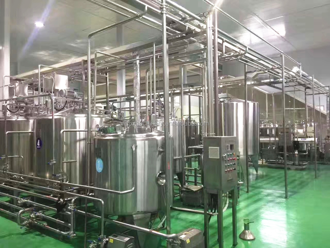 Greek Yogurt Making Machine Fresh Yogurt Equipment Yogurt Production Line