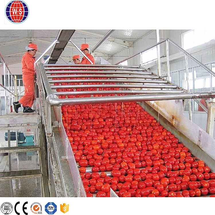 Factory Price Tomato Paste Production Line High Productivity Tomato Sauce Machine Tomato Concentrate Production Line