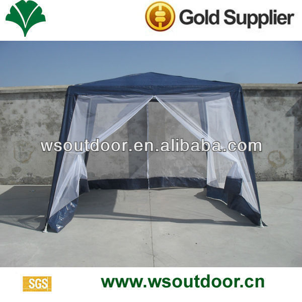 PE screen house outdoor cheap gazebo 2.4x2.4m /3x3m