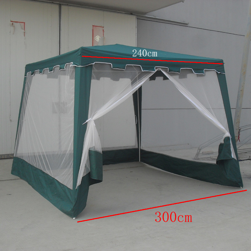 PE screen house outdoor cheap gazebo 2.4x2.4m /3x3m