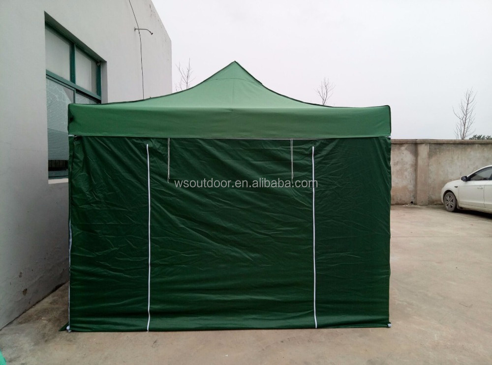 10x15 Feet Easy Pop Up Canopy Folding Wedding Party Tent w/ Removable Sidewall Carry Bag