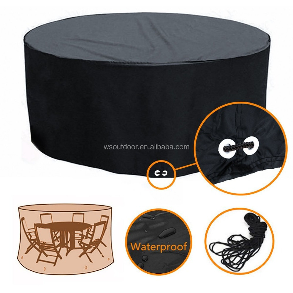 black waterproof patio furniture covers outdoor table