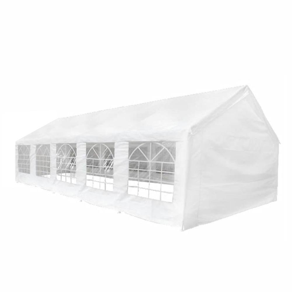 Heavy duty style, 16'x32' white PE wedding tents with ground bars with best price