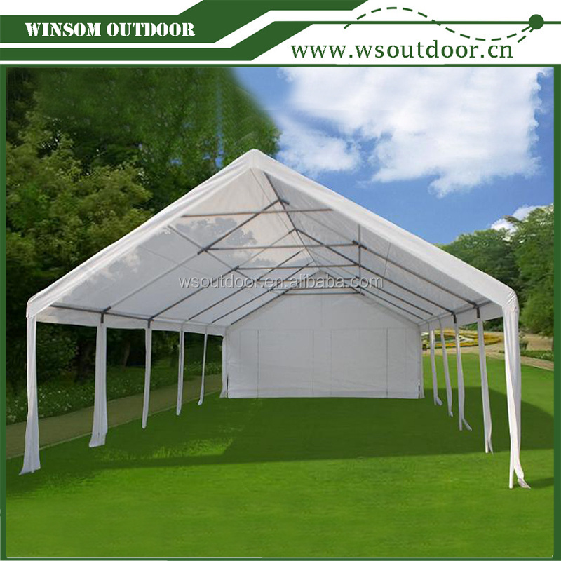 Heavy duty style, 16'x32' white PE wedding tents with ground bars with best price