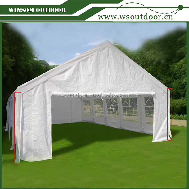 Heavy duty style, 16'x32' white PE wedding tents with ground bars with best price