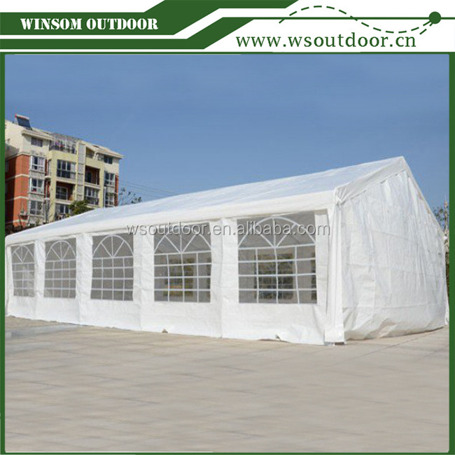 Heavy duty style, 16'x32' white PE wedding tents with ground bars with best price