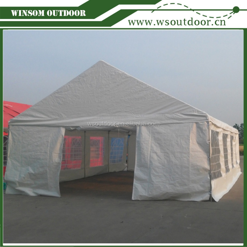 20'x30' heavy duty party tents, wedding tents, carport canopy with white PE cover