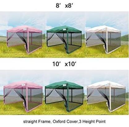 Pop up Canopy Gazebo Mesh Side Wall Screen House With Carry BAG