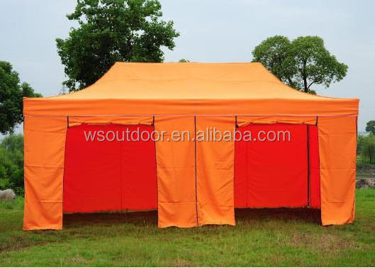 10x20ft Pop-up Canopy Tent with Enclosure Walls