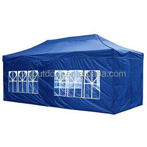 10x20 Feet Easy Pop Up Canopy Folding Wedding Party Tent w/ Removable Sidewall Carry Bag