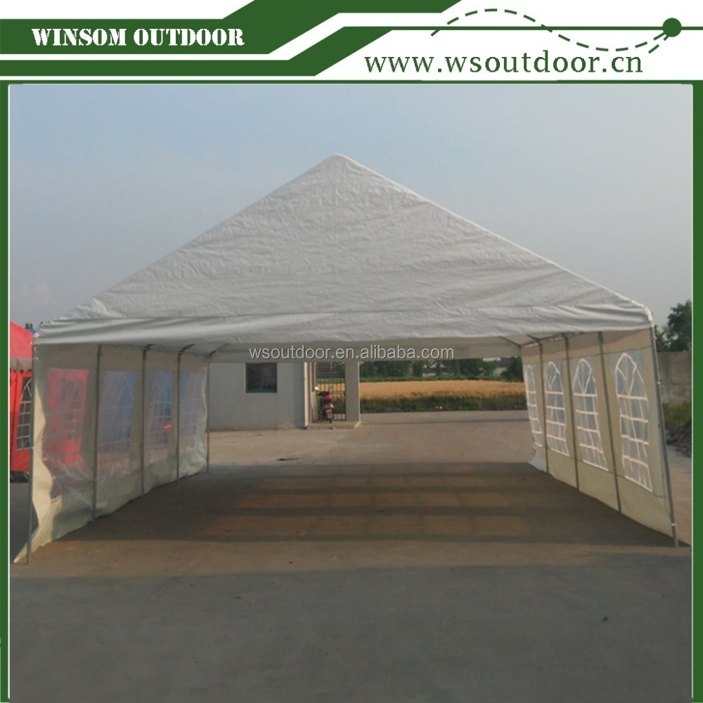 20'x30' heavy duty party tents, wedding tents, carport canopy with white PE cover