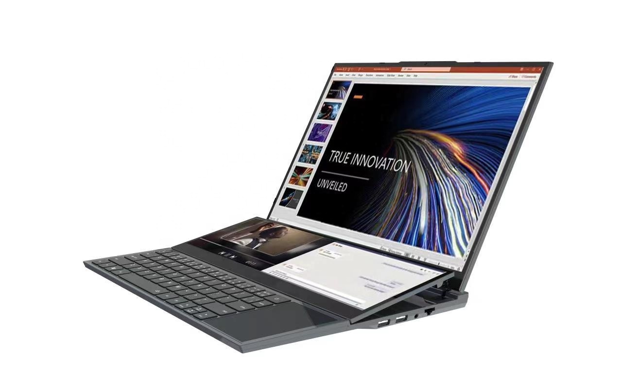 Ultra low priced 16 inch dual screen factory wholesale ultra thin portable business laptops