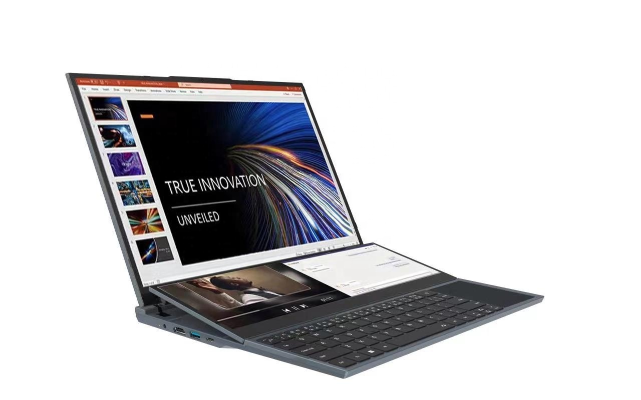 Ultra low priced 16 inch dual screen factory wholesale ultra thin portable business laptops