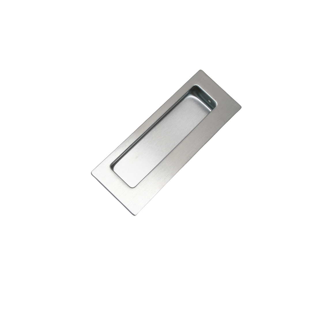 Stainless steel wholesale hardware recessed door finger pull oval pull handle flush handle cabinet door pull handle flush