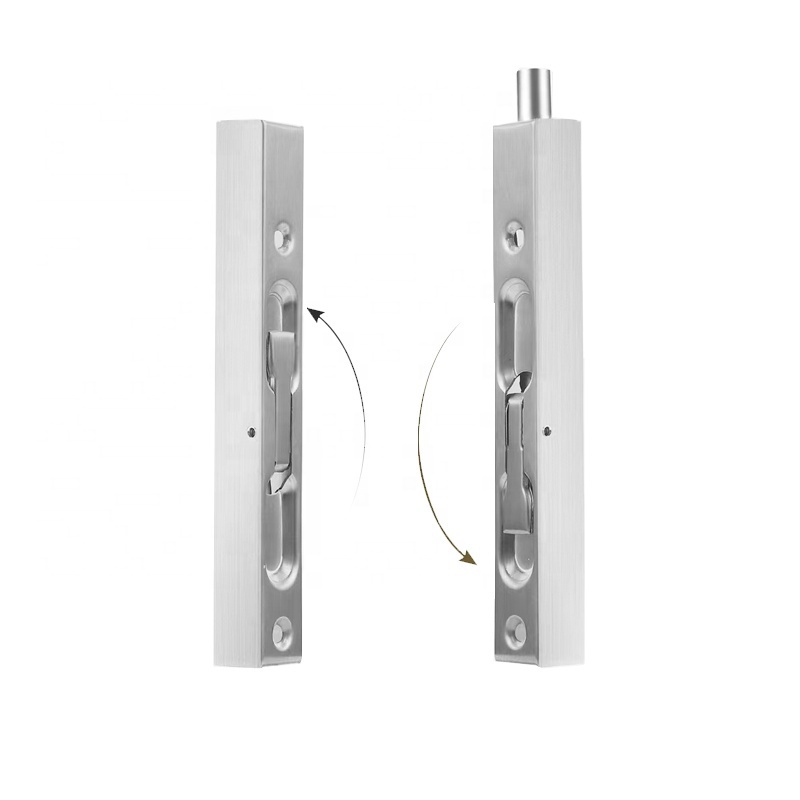 6 inch Stainless Steel Door Flush Bolt, Concealed Security Door Locks for French Doors