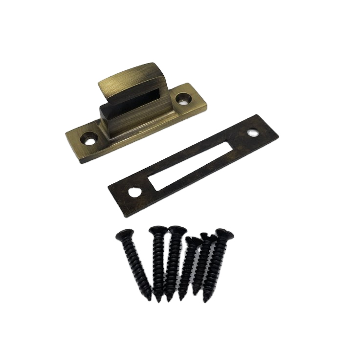 Window Casement fastener antique Brass window latch lock with catches solid brass window handle wholesale hardware