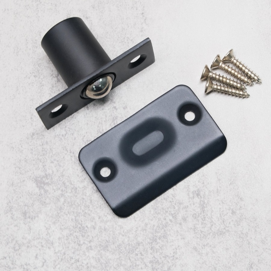 Hot Selling Closet Door Ball Spring Catch Replacement Drive in Ball Catch Adjustable Door Hardware Ball Latch with Strike Plate