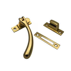 Solid brass Casement lock window handle window stay