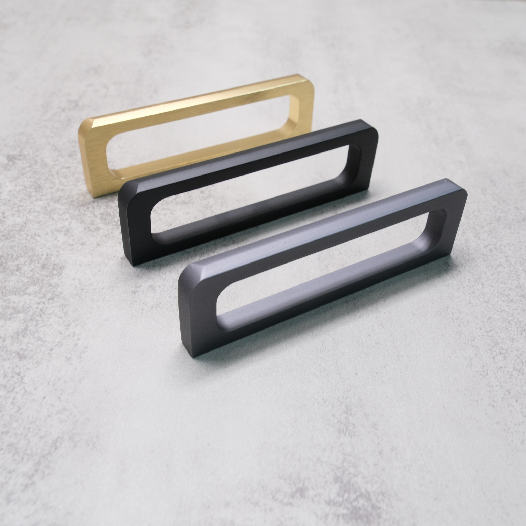 Aluminum Alloy Cabinet Handle Furniture Drawer Handles Knobs Wholesale High Quality Pulls Factory For Sliding Door