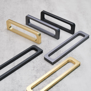 Aluminum Alloy Cabinet Handle Furniture Drawer Handles Knobs Wholesale High Quality Pulls Factory For Sliding Door