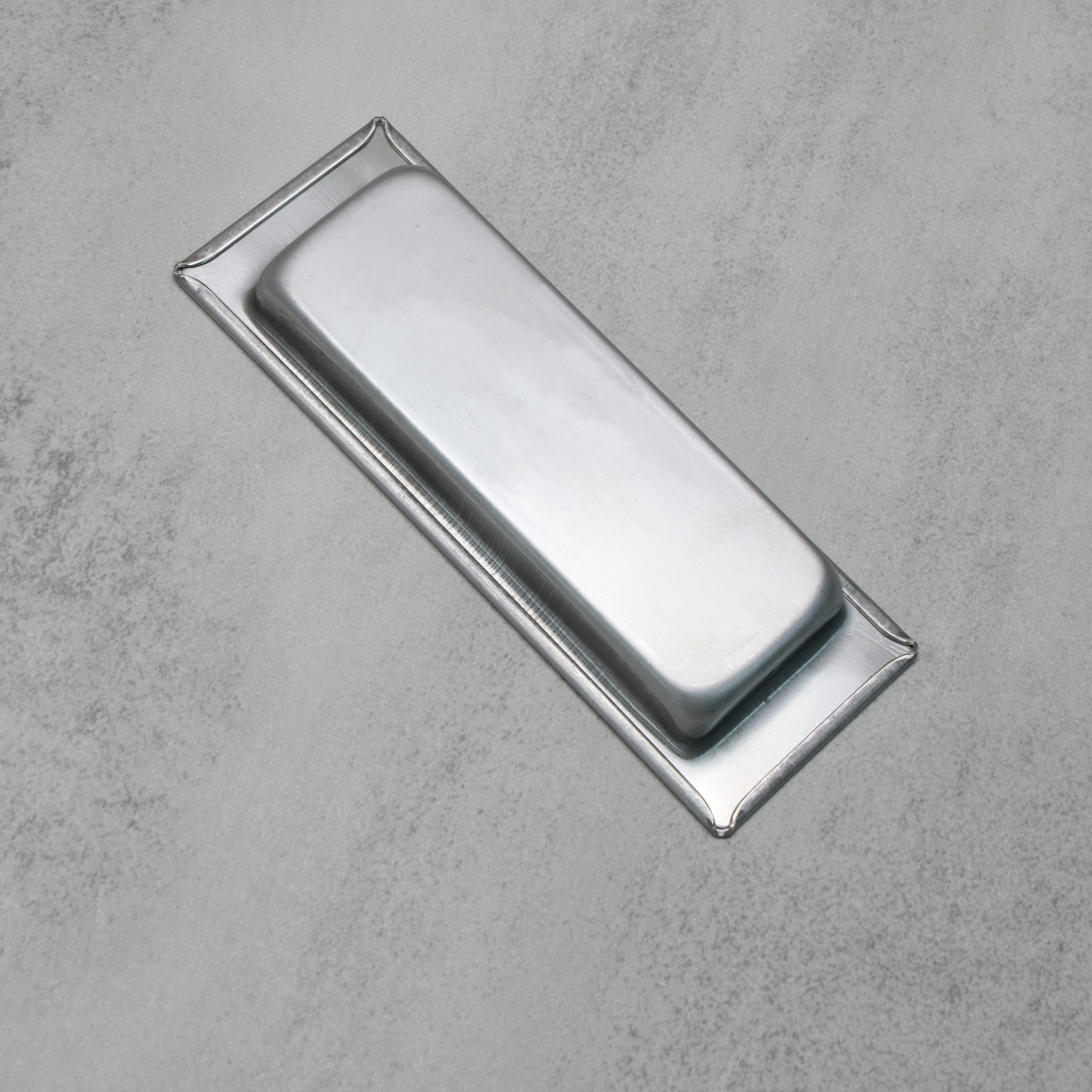 Stainless steel wholesale hardware recessed door finger pull oval pull handle flush handle cabinet door pull handle flush