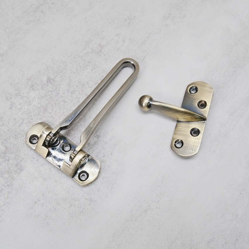 High Quantity Safety Lock Anti-Theft Tool Door Lock Buckle door Chain Hotel Safety  Door Bolt