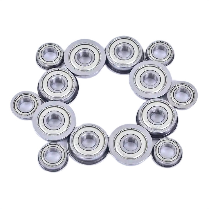 WSRY bearing manufacturer Chrome steel Flange bearing F695zz F696zz F697zz flanged ball bearings with stainless steel