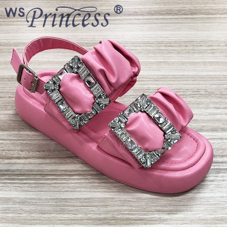 Sandals women 2023 new summer wear platform fashion French women's shoes with skirt summer sandals